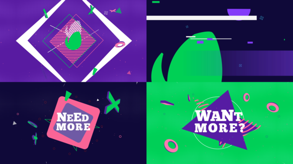 Colorful Animation Logos