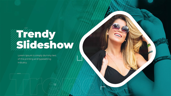 Trendy Slideshow Template alt