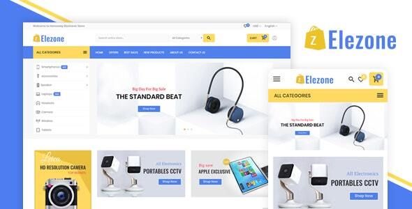 Elezone Electronic Mega Store - motyw Prestashop 1.7.6