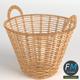 Wicker basket - 3DOcean Item for Sale