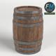 Wooden barrel - 3DOcean Item for Sale