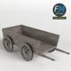 Wooden wagon - 3DOcean Item for Sale