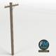 Wooden telephone pole - 3DOcean Item for Sale