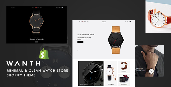 Wanth - Minimal & Clean Watch Store Shopify Theme