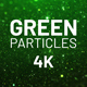 Green Particles Background 4K - VideoHive Item for Sale