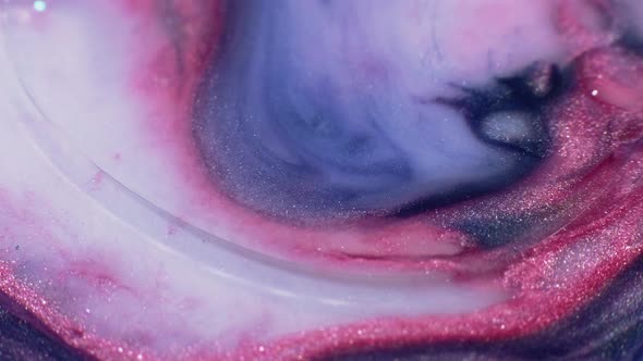 Ink Milk Mix Glitter Fluid Wave Pink Blue White alt