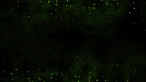 Green Particles 4K
