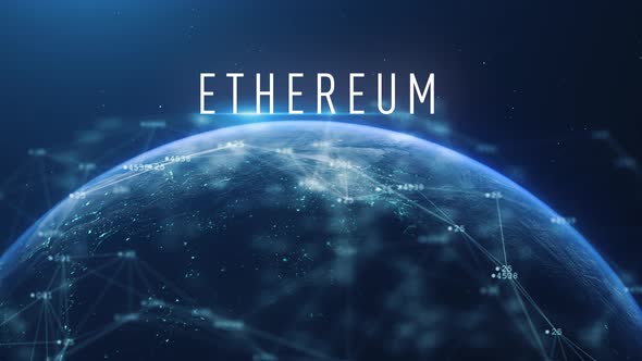 Global Abstract Cyber Earth Ethereum