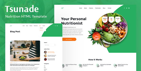 Tsunade - Health HTML Template