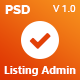 ListPro - Listing Admin PSD Template - ThemeForest Item for Sale