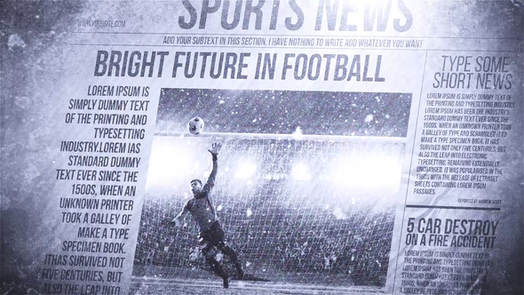 Newspaper Freeze Promo alt