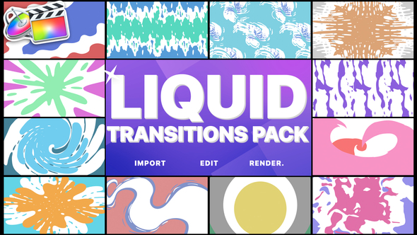 Liquid Transitions Pack | FCPX alt