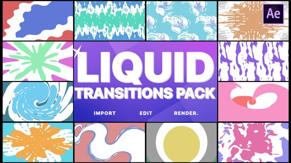 Liquid Transitions Pack | After Effects
