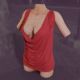 Red loose dress - 3DOcean Item for Sale