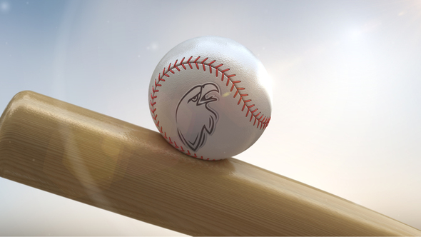 Baseball Logo On Ball