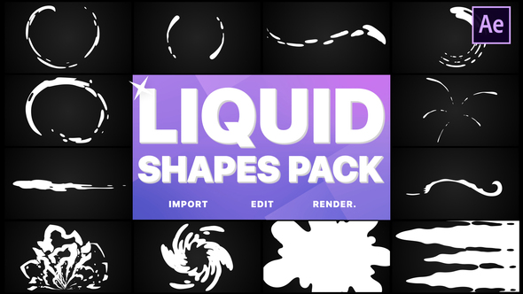 Liquid Shapes Pack | After Effects