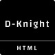 D-Knight - Minimal Portfolio HTML Template - ThemeForest Item for Sale