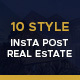 10 Instagram Real Estate Post - GraphicRiver Item for Sale