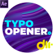 Dynamic Typography Opener - VideoHive Item for Sale