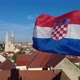 Croatian Flag in Zagreb of Croatia - VideoHive Item for Sale