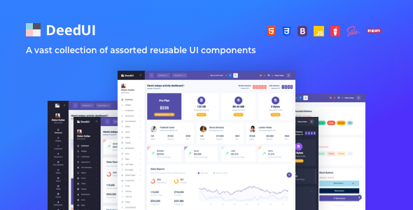 DeedUI — Responsive Bootstrap Admin Template