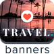 Travel Ad Banners - GraphicRiver Item for Sale