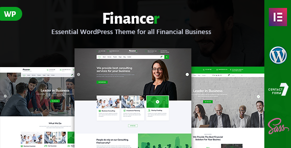 Financer - Consulting & Business WordPress Theme