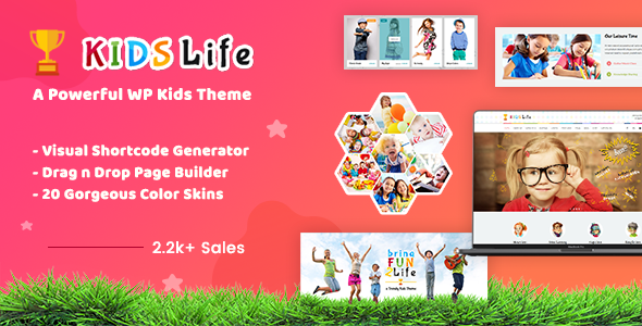 Kids Life | Children School WordPress