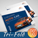 Auto Car Square Trifold Brochure - GraphicRiver Item for Sale