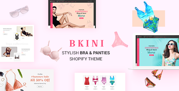 Bkini - Lingerie Shop, Bikini Shopify Theme