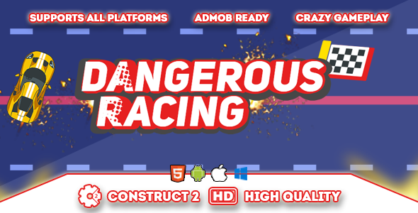 Dangerous Racing - HTML5 Game