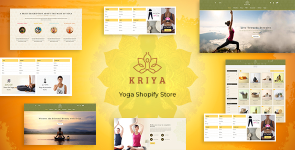 Kriya - Meditation Yoga Shopify Theme