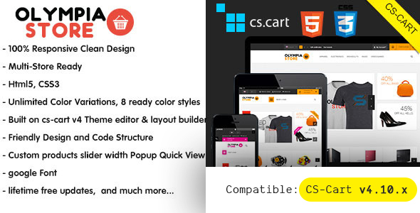 Olympia - responsywny motyw CS-Cart