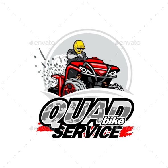 Quad Bike Service Emblem