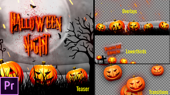 Halloween Teaser Promo Pack - Premiere Pro