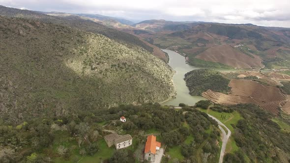 Viewpoint of São Salvador do Mundo. Douro Region. São João da Pesqueira, Portugal