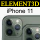 Element3D - iPhone 11 Collection - 3DOcean Item for Sale