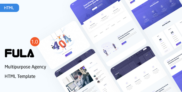 Fula - Creative Landing Page Agency Template