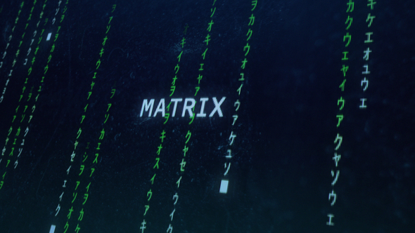 Matrix logo Reveal