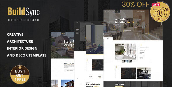 Build Sync - Architecture & Interior HTML Template