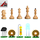 Virtual chess - 3DOcean Item for Sale