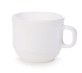 White cup close-up isolated on a white background. - PhotoDune Item for Sale