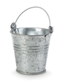 Iron bucket close-up isolated on a white background. - PhotoDune Item for Sale