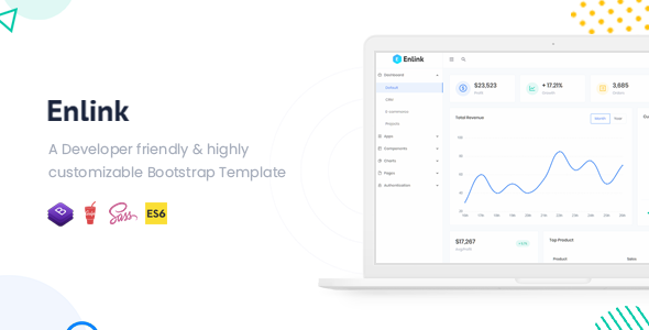 Enlink - Bootstrap Admin Template