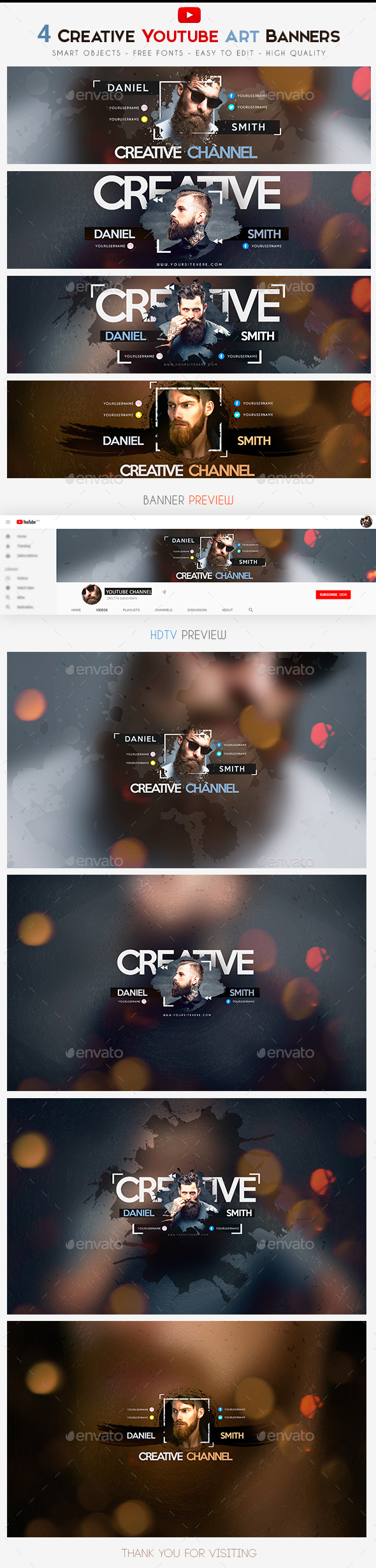 Vlogger Graphics Designs Templates From Graphicriver