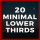 Smooth & Minimal Lower Thirds - VideoHive Item for Sale