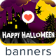 Happy Halloween Ad Banners - GraphicRiver Item for Sale