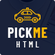 PickMe - Modern Taxi Cab Rental Service HTML Template - ThemeForest Item for Sale