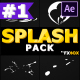 Cartoon Splash Elements | After Effects - VideoHive Item for Sale