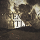Cinematic Titles - VideoHive Item for Sale